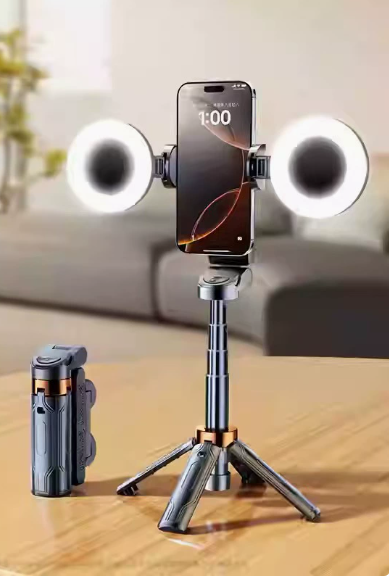 Selfie Stick Bluetooth JC-25 com Tripé Extensível e Suporte de Chão