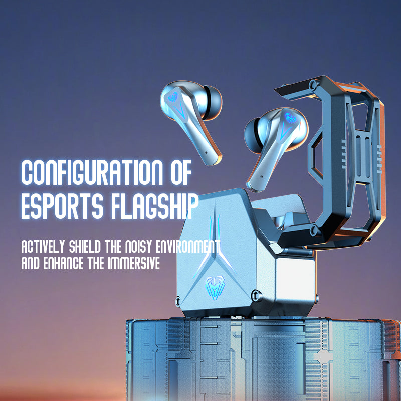 Headset Gaming Bluetooth 5.3 Mecha com Baixa Latência