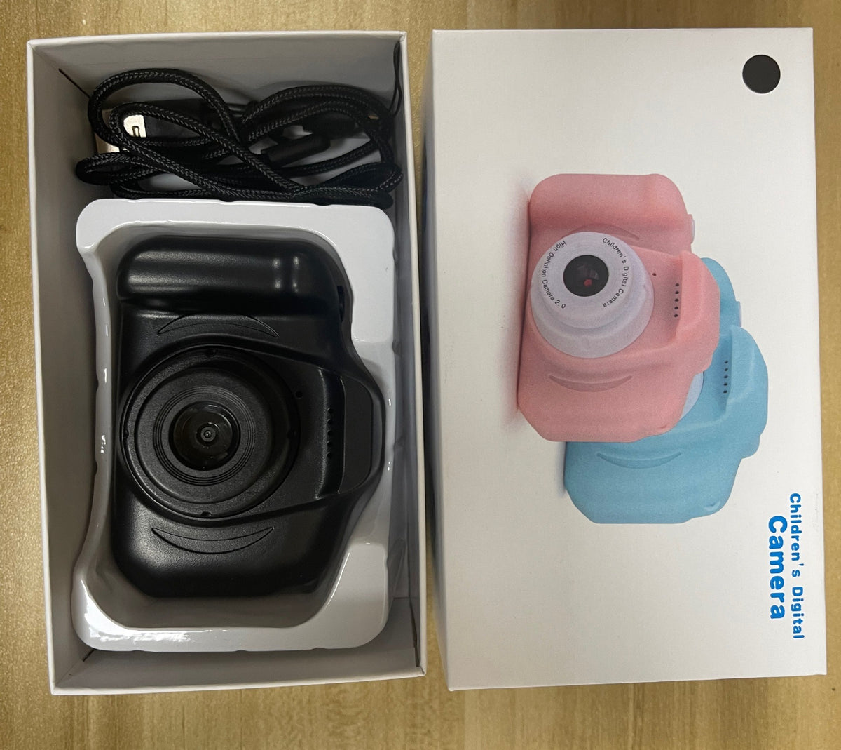 Câmara Digital HD Infantil X2 – Design Cartoon Portátil, Estilo SLR, Presente de Aniversário para Crianças