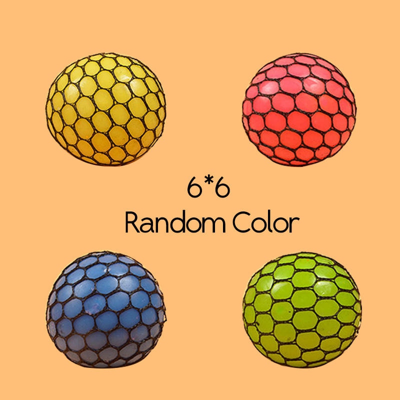 Bola de Uvas Antistress Colorida, Brinquedo Squishy para Aliviar o Stress