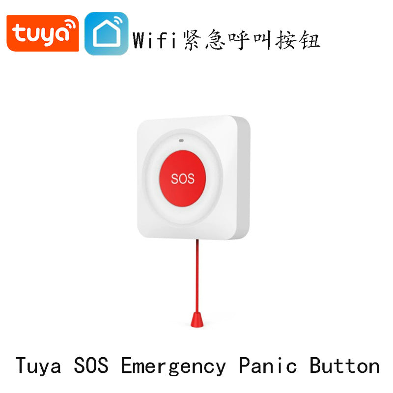 Smart SOS Alarm WiFi One-Button Caller APP Remote Hospital Nursing Home Emergency Button