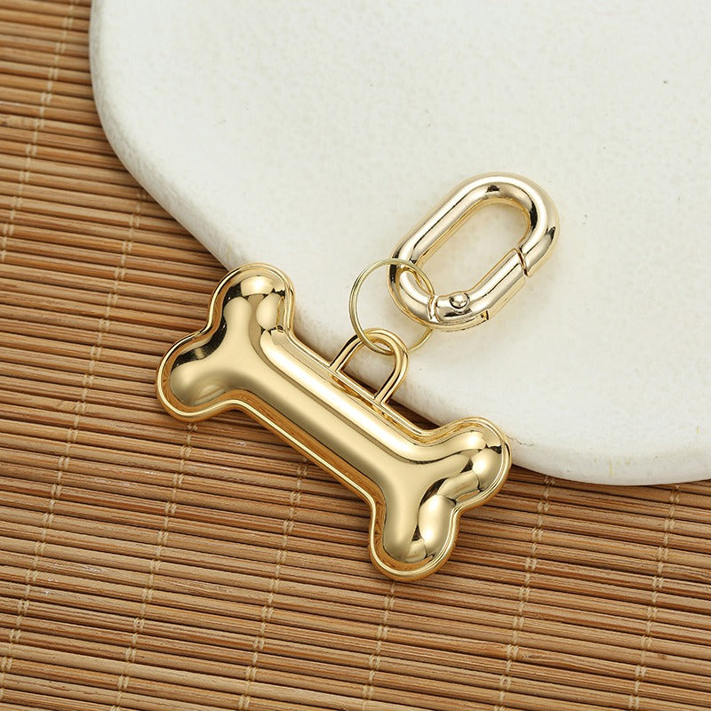 Chapa de identificação para cão, chapa anti-perda para animais, chapa grande para cão de pelo dourado