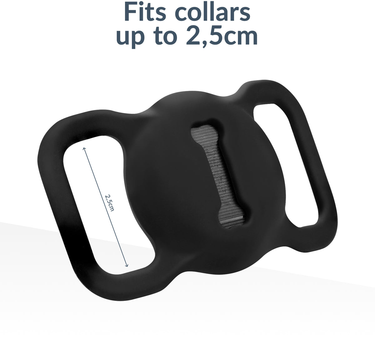 Beeep Onetag Apple Find My & Android Tracker - Dog Collar Tag - Black