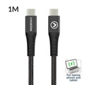 Mobilize Strong Nylon Cable Usb-C To Usb-C 1M. 240W Black