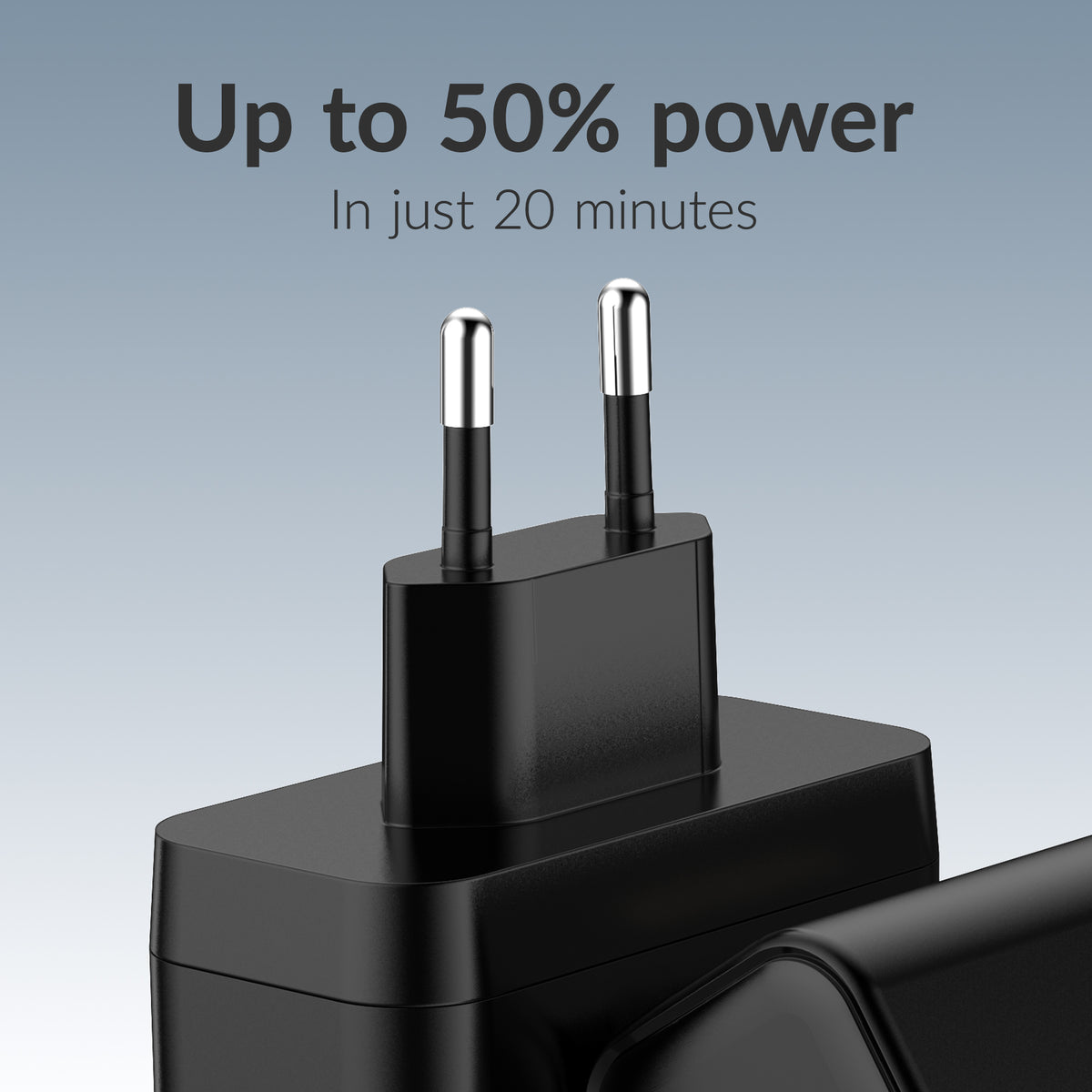 Mobilize Wall Charger 2X Usb-C + 1X Usb Gan 100W With Pd/Pps Black