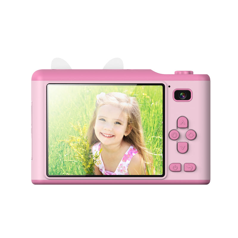 Câmara Digital Infantil HD 2,8" Dual Cam | Mini SLR Brinquedo Presente para Crianças