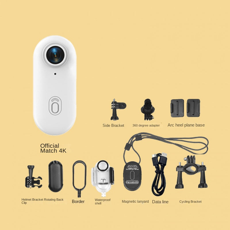 Câmara Desportiva Magnética H88 Pro 4K — Compacta Tipo Polegar para Bicicleta, Animais e Viagens