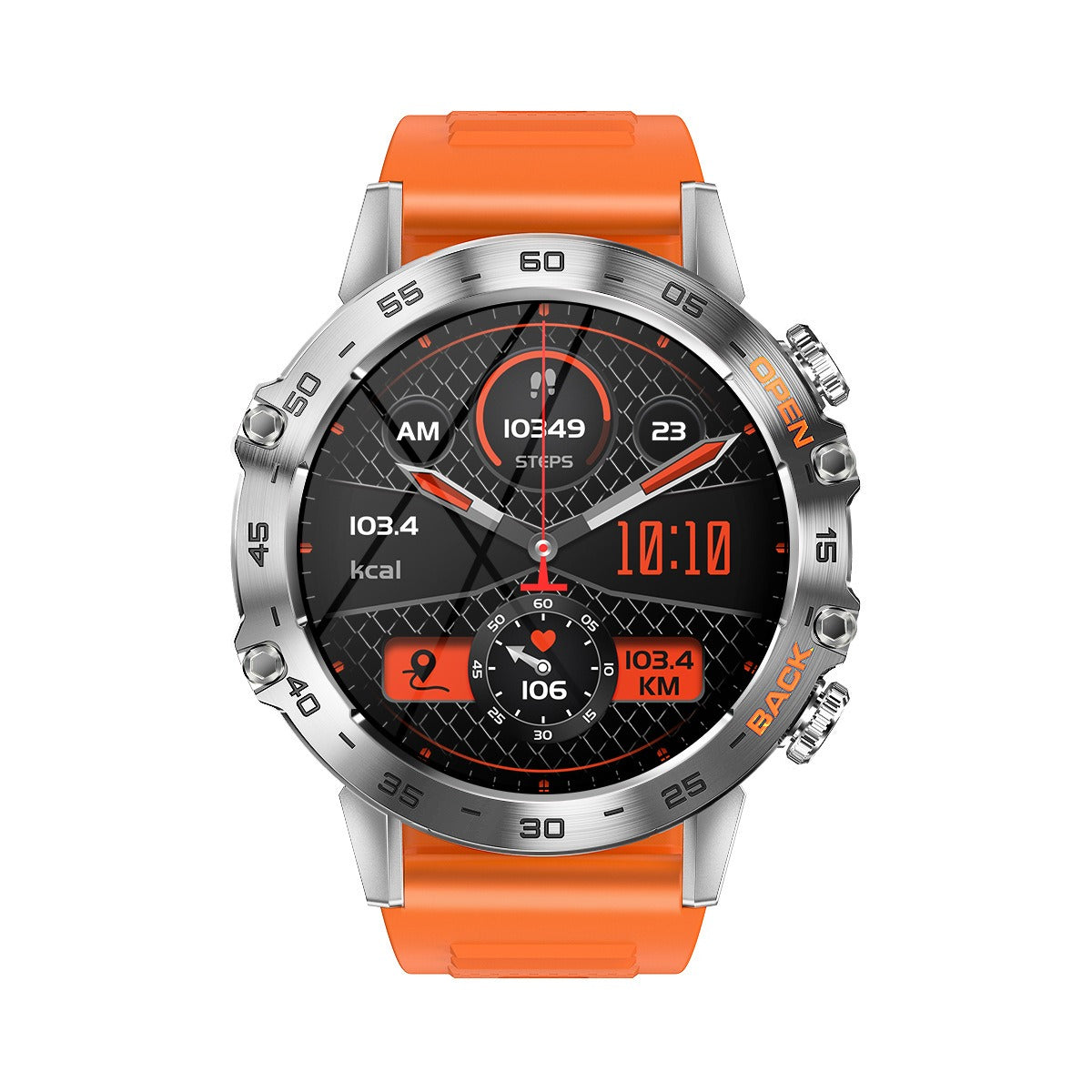 K52 Smartwatch com Ecrã IPS HD 1.39", Múltiplos Modos Desportivos e Chamadas Bluetooth