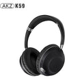 AKZ-K59 Auscultadores Bluetooth 5.1 com Lanterna de Alta Potência, Rádio FM e Cartão TF — 18h de Uso