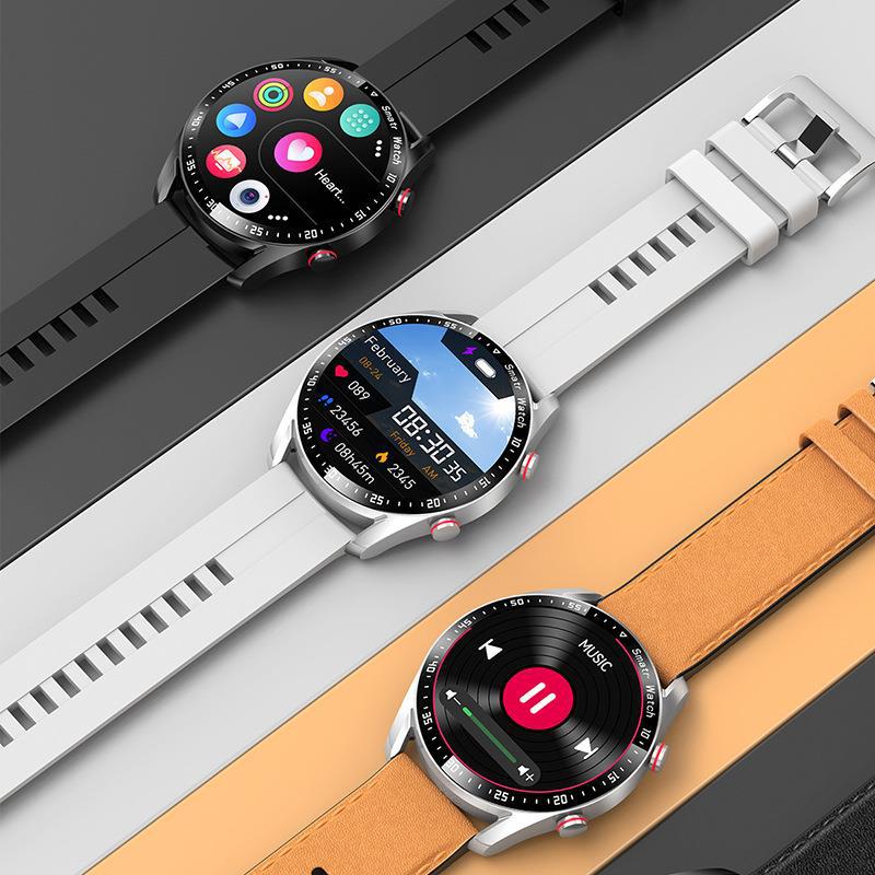 HW20 Smartwatch ECG+PPG — Bracelete em Aço Inoxidável, Ecrã 1,46", Chamadas Bluetooth e Monitor Cardíaco
