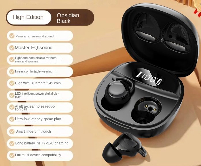 Auriculares TWS X62 Bluetooth 5.4 Mini Desportivos | Longa Autonomia e À Prova de Água