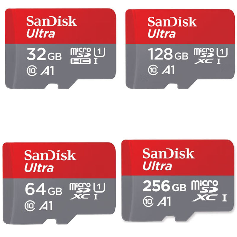 Cartão microSD UHS-I para smartphone, drone e câmara, até 512 GB