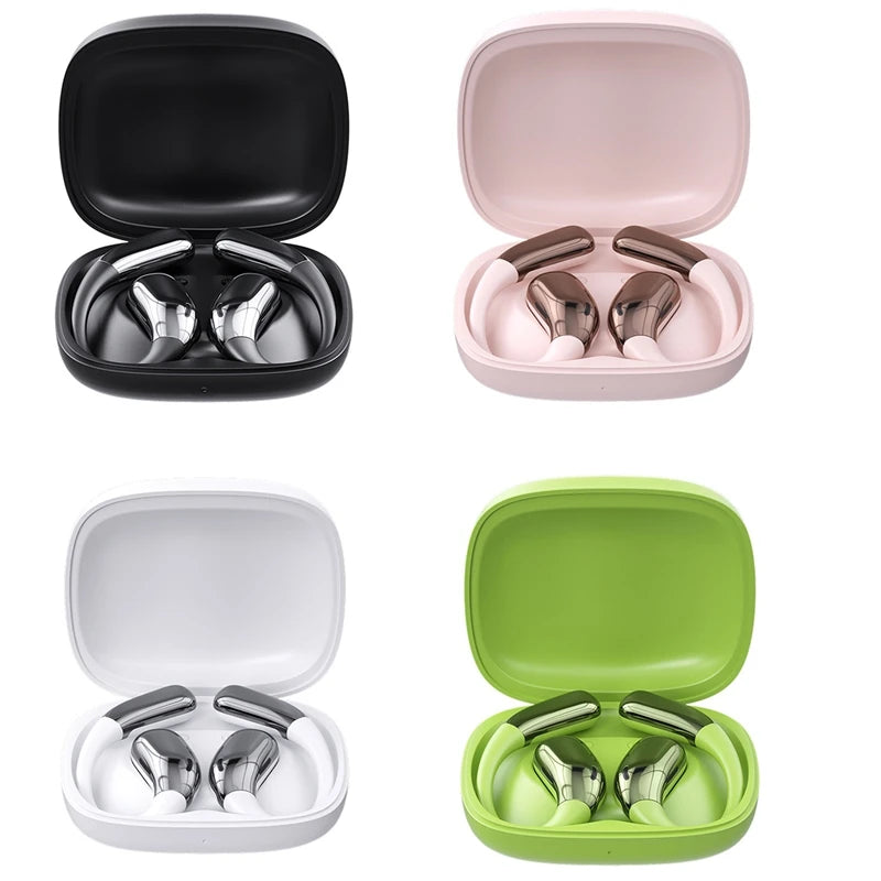 Auriculares Open Ear A38 Bluetooth 5.4 | HiFi Stéreo | Clip Desportivo | 4 Cores