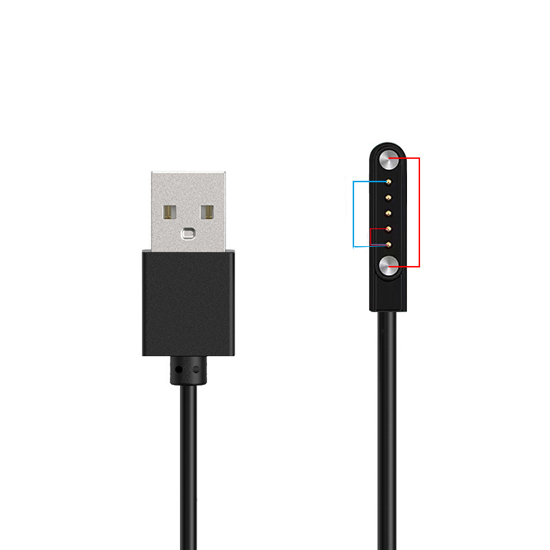 Cabo de Carregamento Magnético Universal para Smartwatch (2, 4 e 5 pinos)