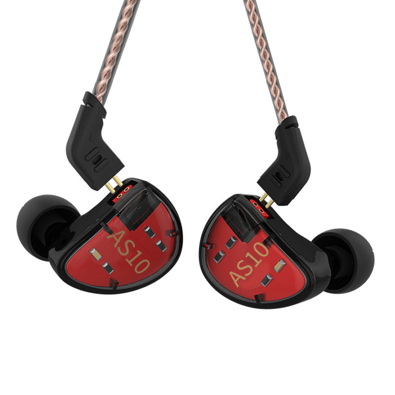 Auriculares KZ AS10 Intra-Auriculares Hi-Fi com Ficha de 3,5 mm