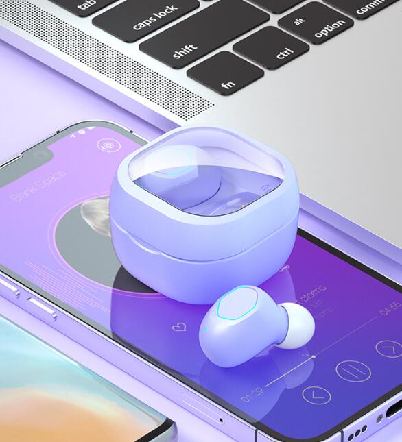 Auriculares Bluetooth M21 Mini Translúcidos