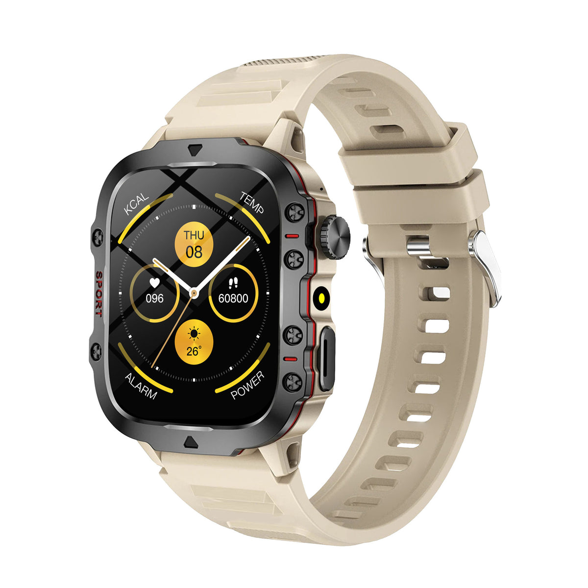 Smartwatch H19 Fitness Tracker | Freq. Cardíaca, Pedometer, Chamadas Bluetooth para iOS