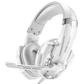 Headset Gaming G9000 com Fio | Alto-Falante 40mm | ABS + Esponja | Branco