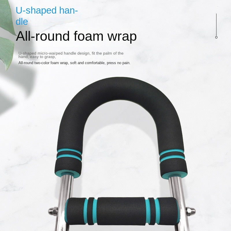 Trainer em U para Braços e Peito | 3 Níveis Ajustáveis | 30–50 kg | Aço