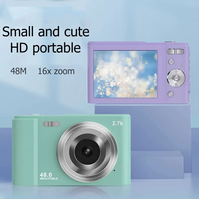 Câmara Digital HD 2,7K 48MP | Ecrã 2,8", Zoom 16x, Lente Periscope e Autofocos