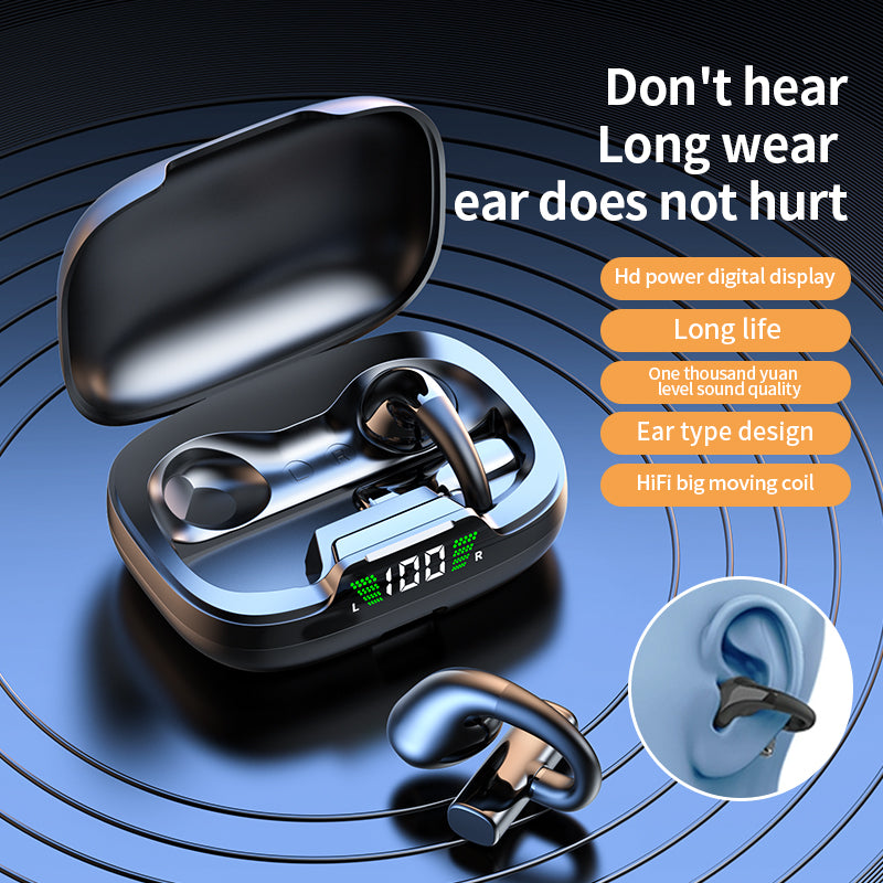 Auriculares Bluetooth sem fios JR03, binaurais, com redução de ruído e bateria de longa duração