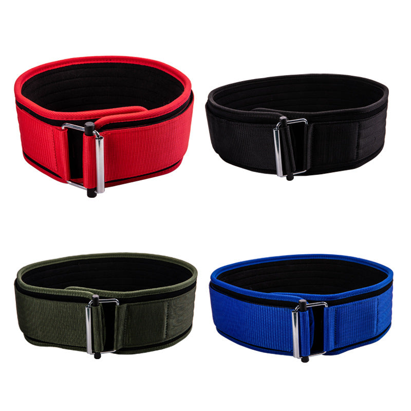 Cinto de Halterofilia com Fivela Auto-Lock | EVA e Webbing | Suporte Lombar S-XL | 6 Cores