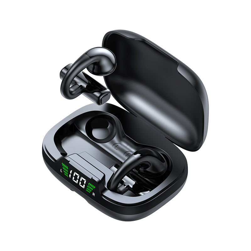 Auriculares Bluetooth sem fios JR03, binaurais, com redução de ruído e bateria de longa duração
