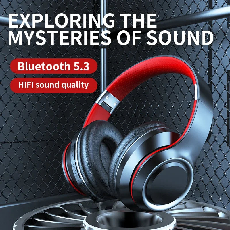 Headphones Bluetooth DR90 | Graves Potentes | 12-15h Autonomia | Suporte TF | Branco e Preto
