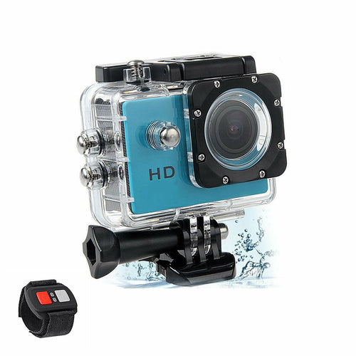 Câmara de Ação 4K Waterproof WiFi com Comando RF e Acessórios