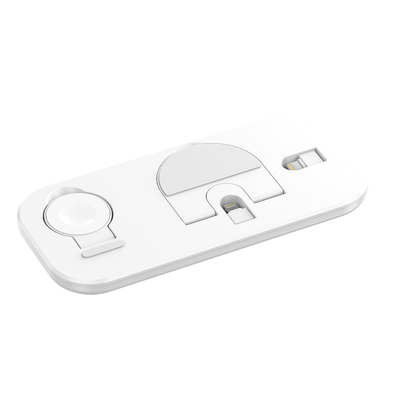 Carregador Sem Fios 3 em 1 para iPhone, AirPods e Apple Watch