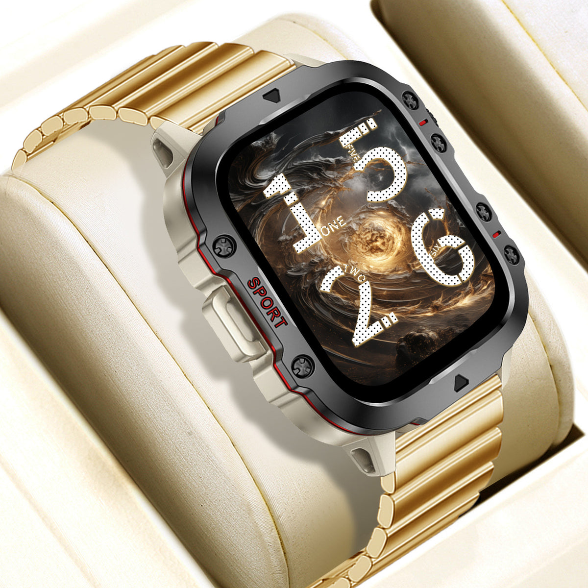 Smartwatch H19 Fitness Tracker | Freq. Cardíaca, Pedometer, Chamadas Bluetooth para iOS