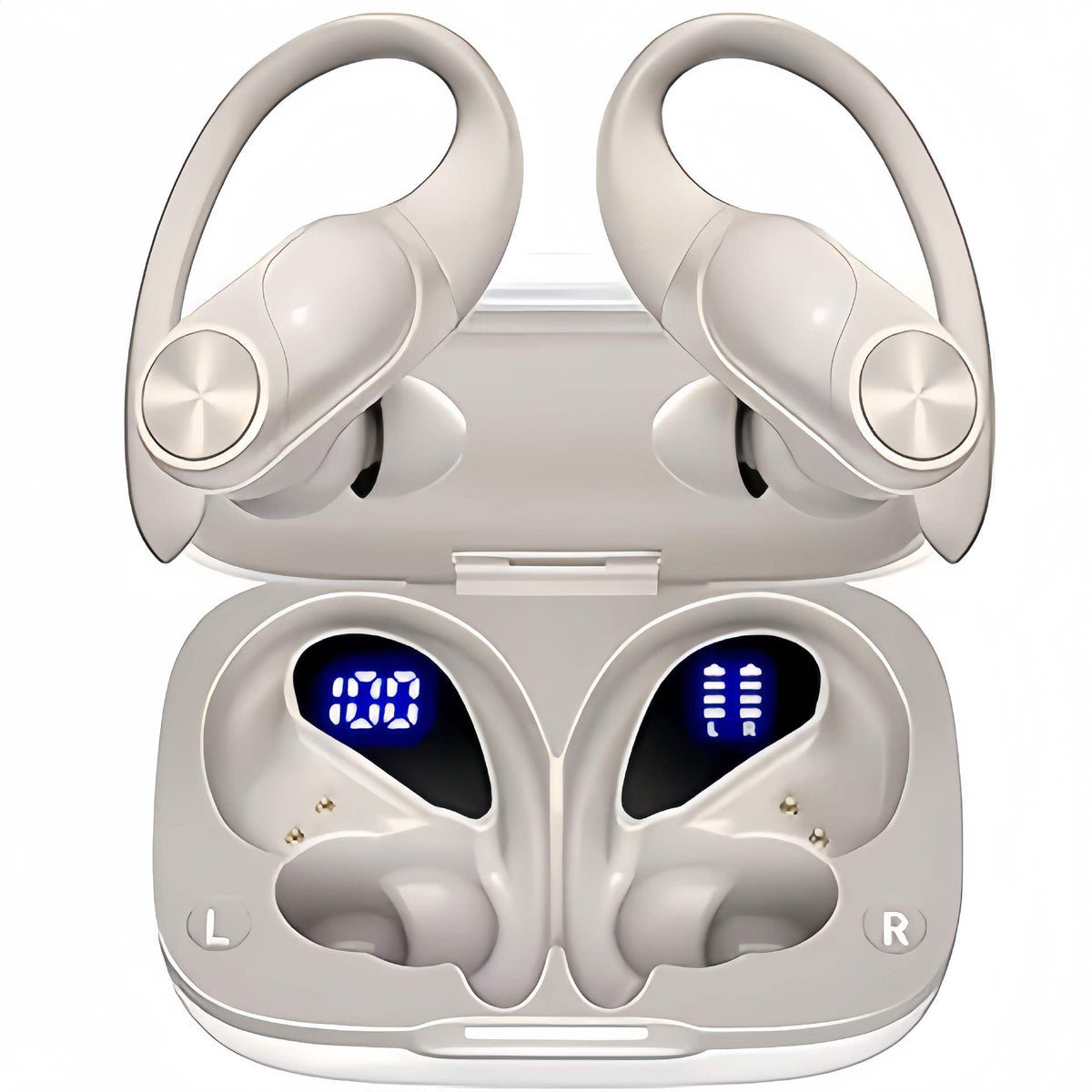 Auriculares Desportivos Bluetooth para Corrida com Redução de Ruído