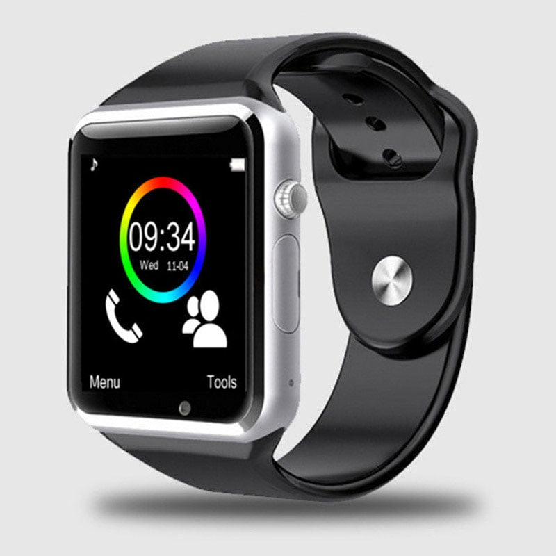 Smartwatch A1 Bluetooth com Cartão SIM | Pedometer, Câmara 0,3MP, Ecrã 1,54"