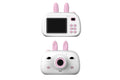 Câmara Infantil Orelhas de Coelho | Mini SLR HD Dual Lens Presente para Crianças