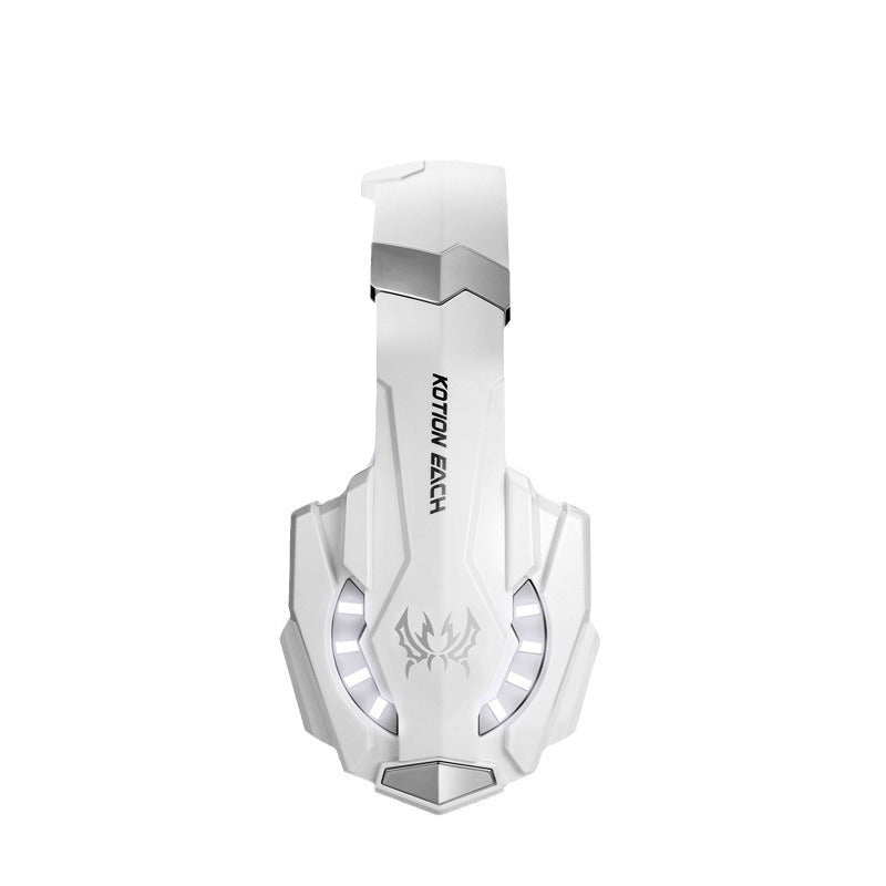 Headset Gaming G9000 com Fio | Alto-Falante 40mm | ABS + Esponja | Branco