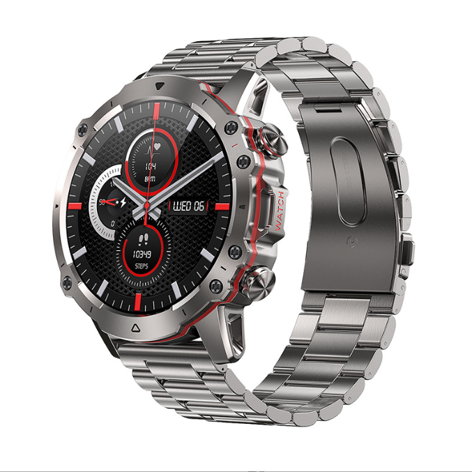 AK56 Smartwatch Outdoor com Chamadas Bluetooth e Monitor de Saúde