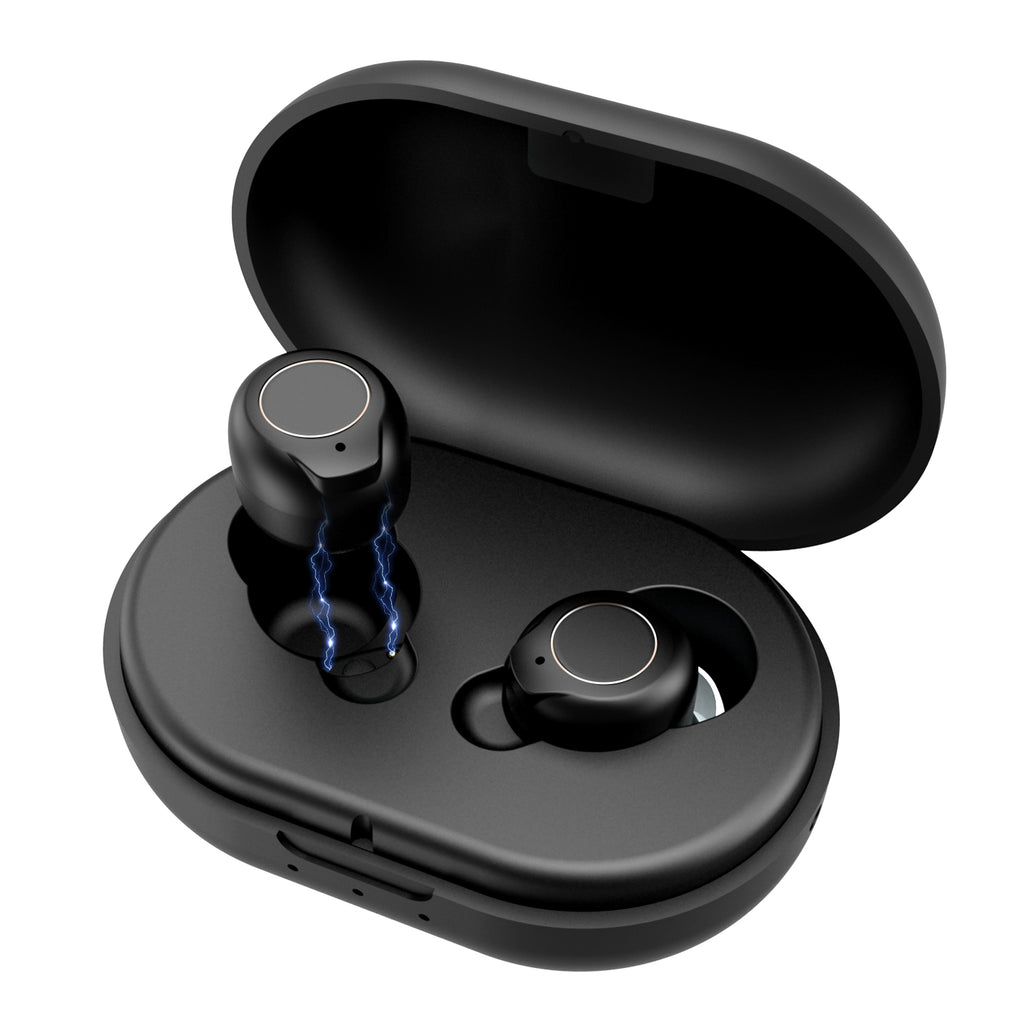 Hearing Aid Sound Amplifier for Elderly with Magnetic Charging Case, Mini Invisible Sound Collector, Portable Audio Enhancer