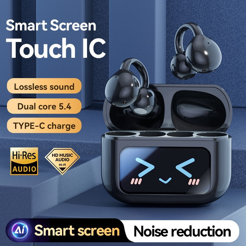 Auriculares Desportivos Sem Fios BT 5.4 | Open Ear com Microfone e À Prova de Água