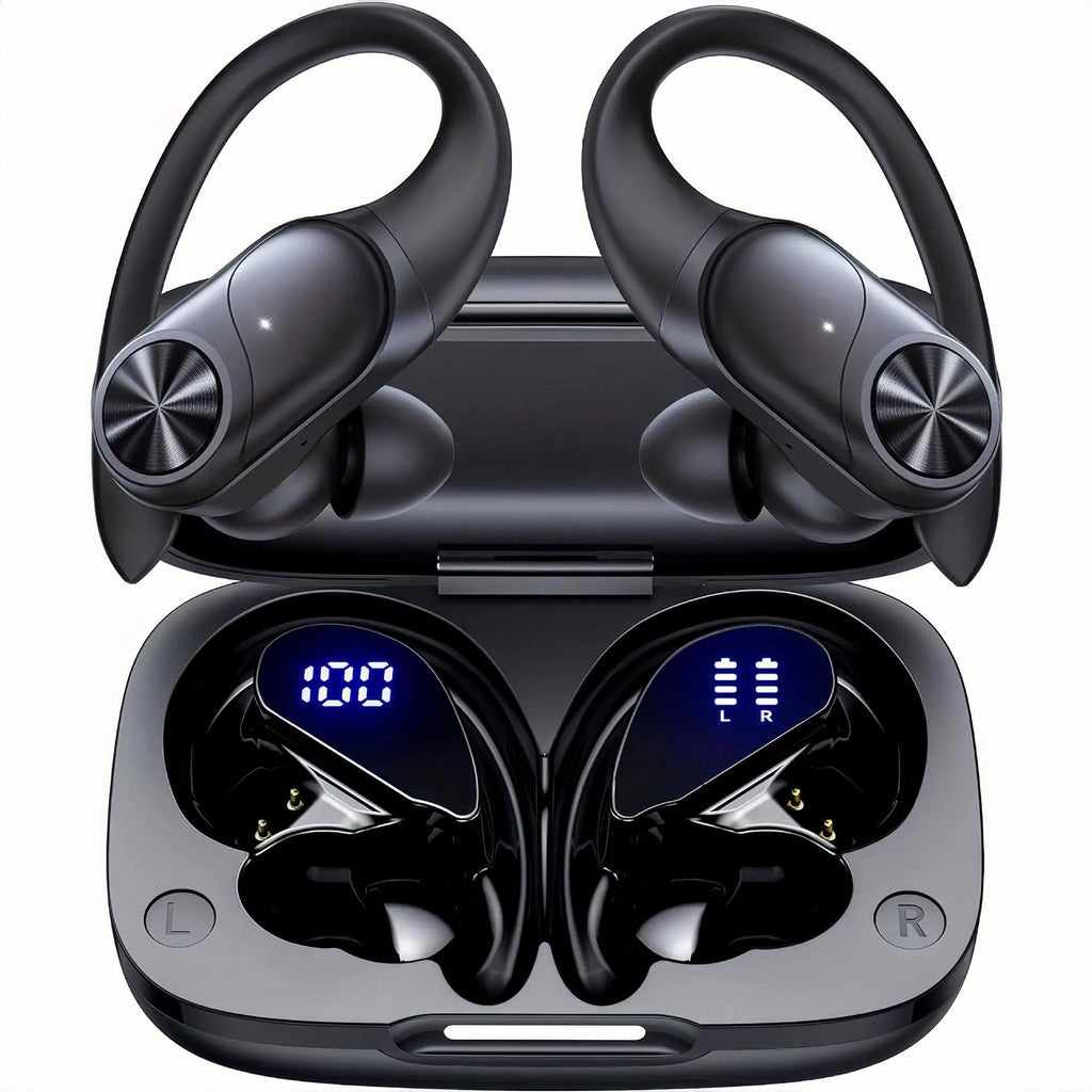 Auriculares Desportivos Bluetooth para Corrida com Redução de Ruído