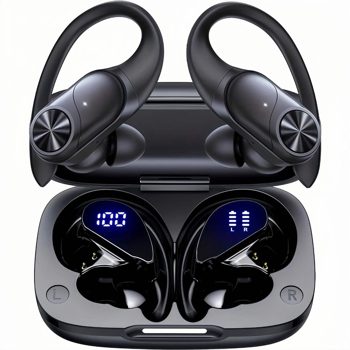 Auriculares Desportivos Bluetooth para Corrida com Redução de Ruído