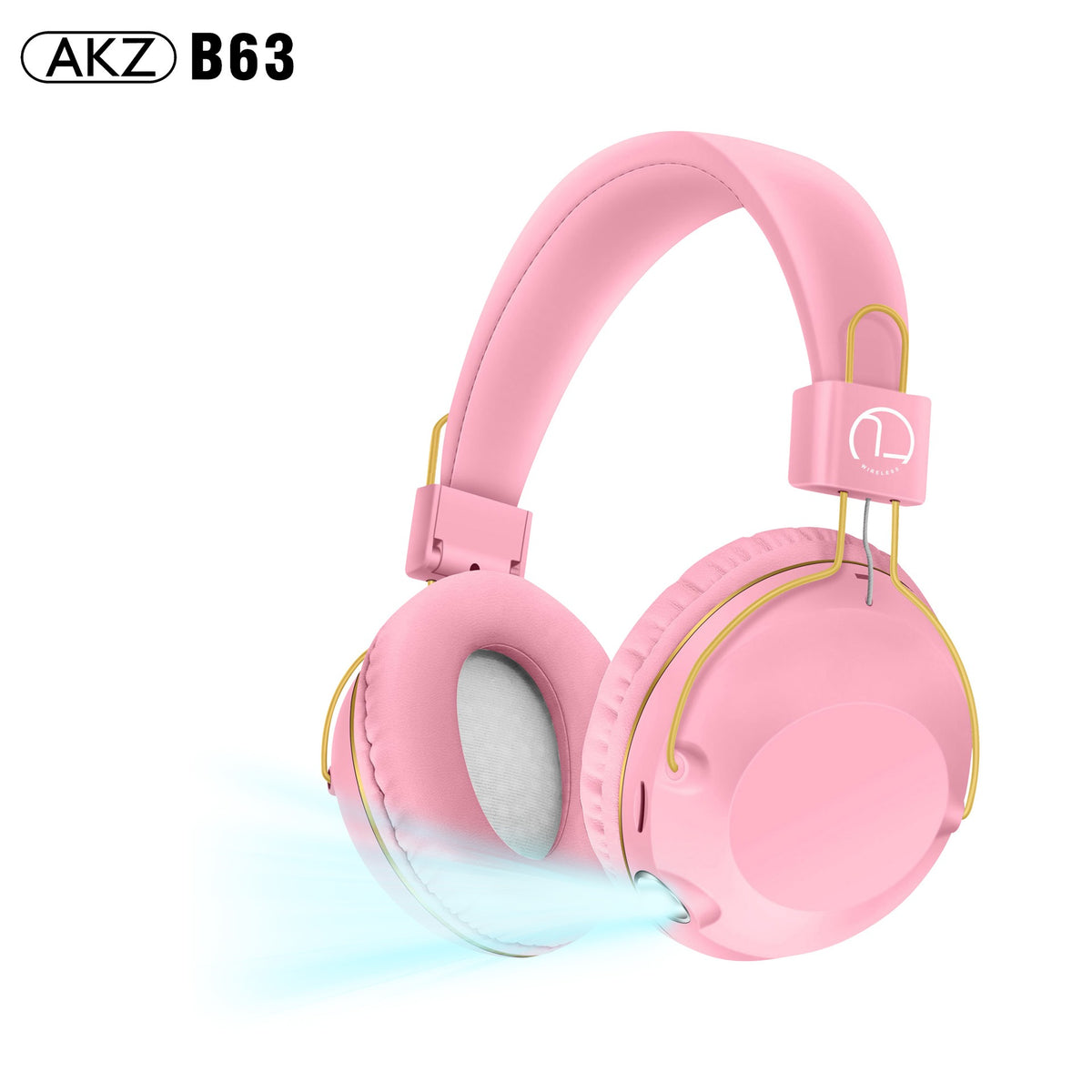 Auriculares Bluetooth B863 com Iluminação e Dobráveis | 18h de Autonomia