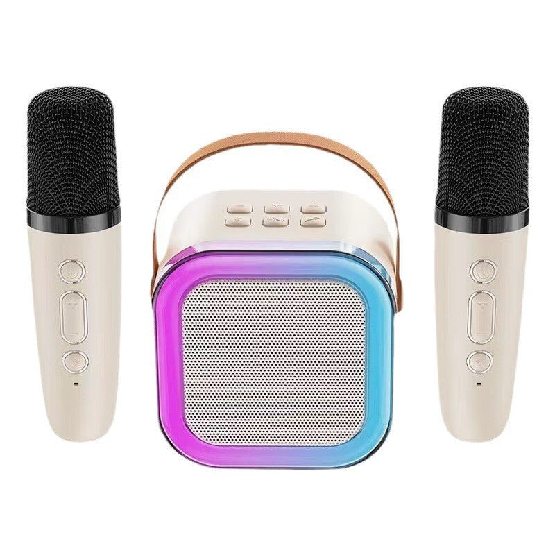 Coluna portátil Bluetooth de karaoke com microfone, 5 W
