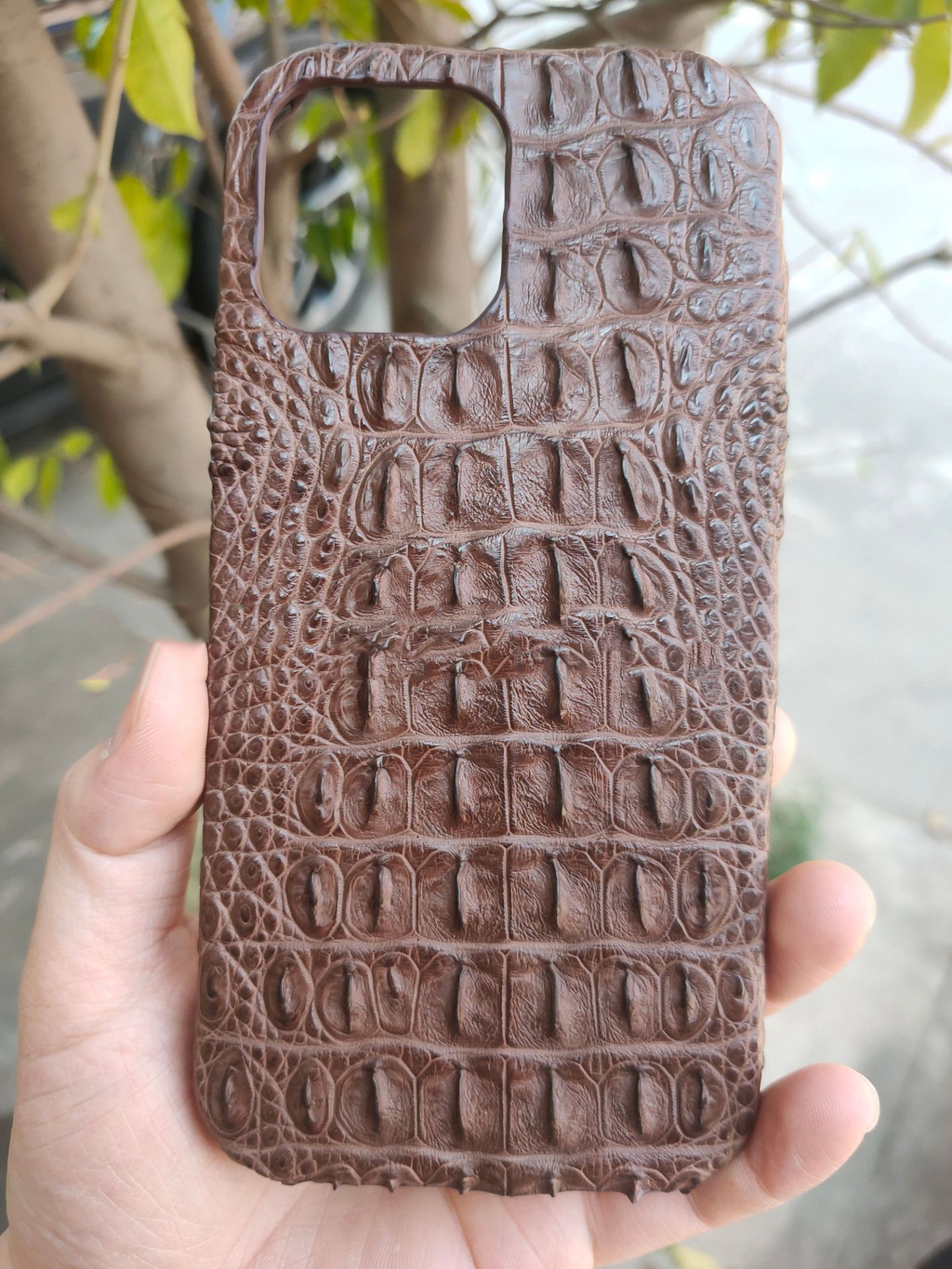 Applicable Apple 16 Phone Case Crocodile Leather iPhone 17 Pro Max Genuine Leather 15 Plus Case XS Max Protection