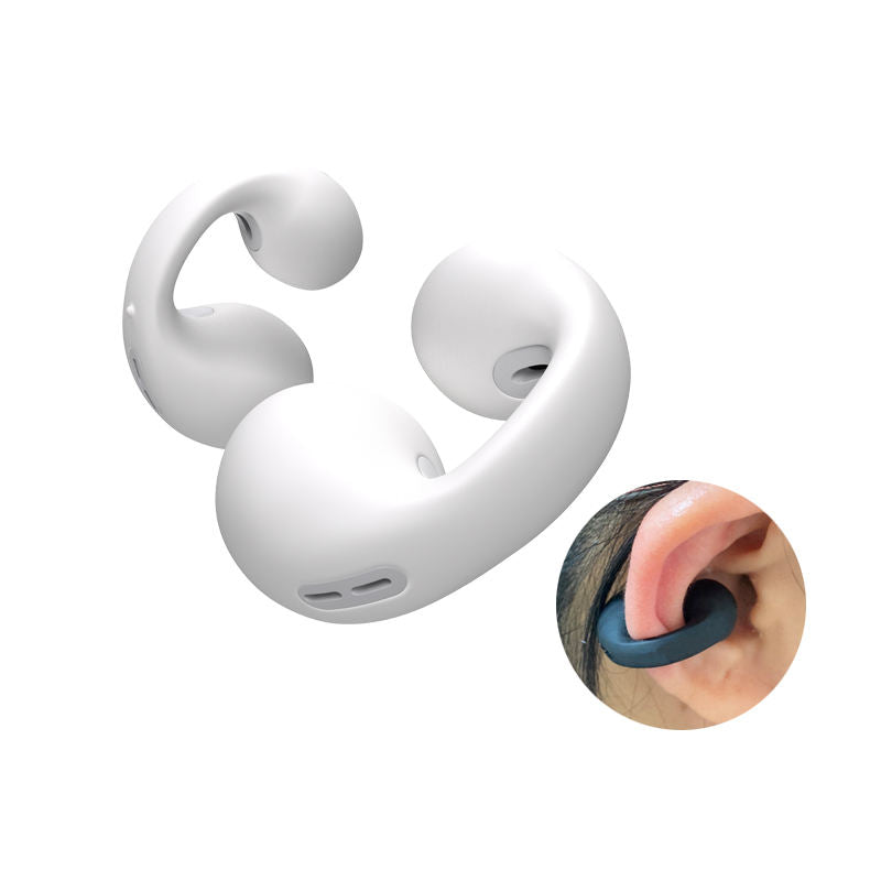 i110 Auriculares Desportivos por Condução Óssea Bluetooth 5.3 — Clip de Orelha com Microfone, IPX5, Sem Fios