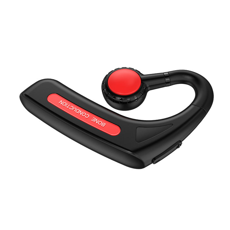Bluetooth Headset Real Bone Conduction Hanging Ear Type Non-In-Ear Business Sports Stereo