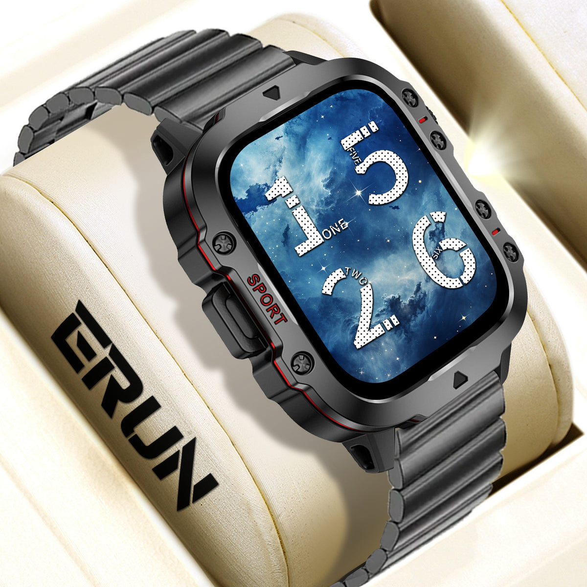 Smartwatch H19 Fitness Tracker | Freq. Cardíaca, Pedometer, Chamadas Bluetooth para iOS