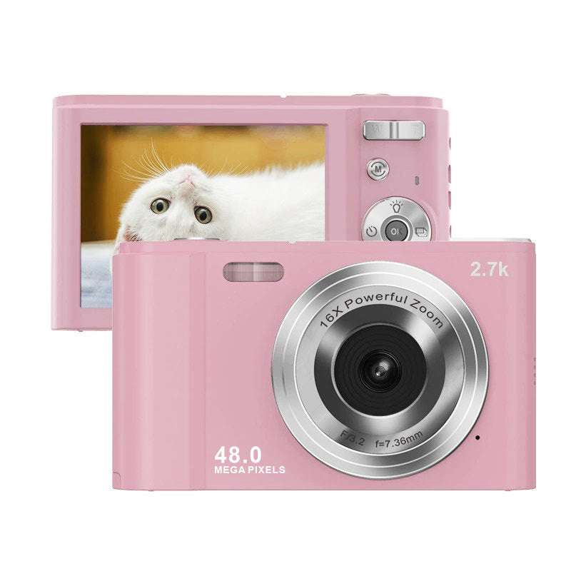 Câmara Digital HD 2,7K 48MP | Ecrã 2,8", Zoom 16x, Lente Periscope e Autofocos