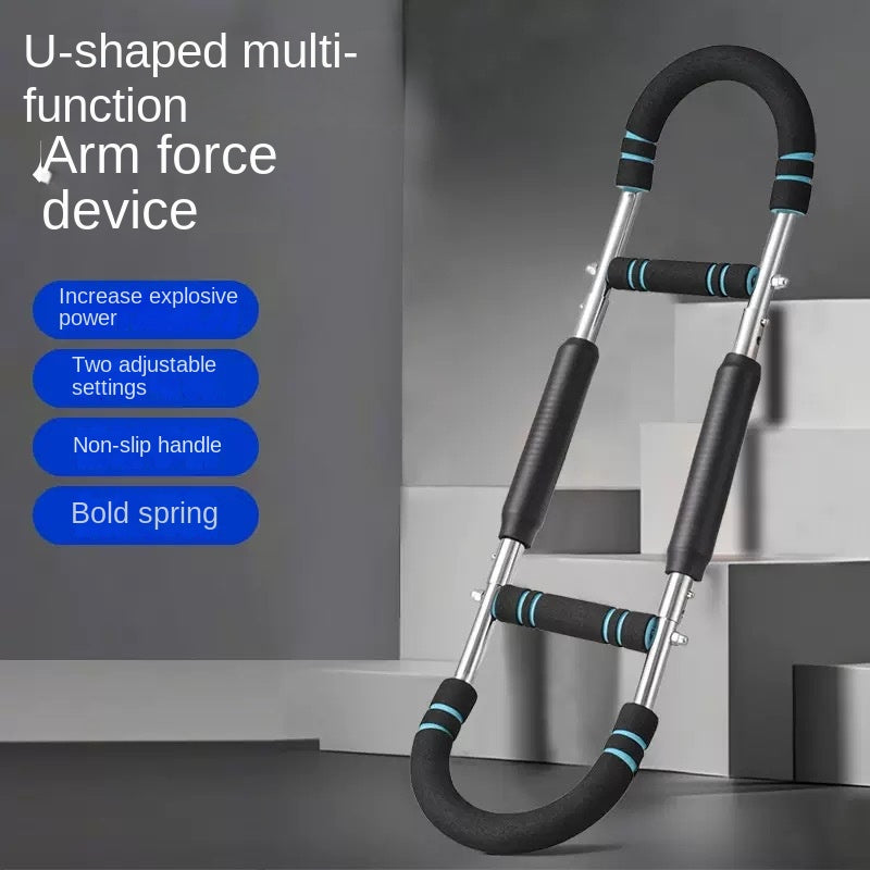 Trainer em U para Braços e Peito | 3 Níveis Ajustáveis | 30–50 kg | Aço