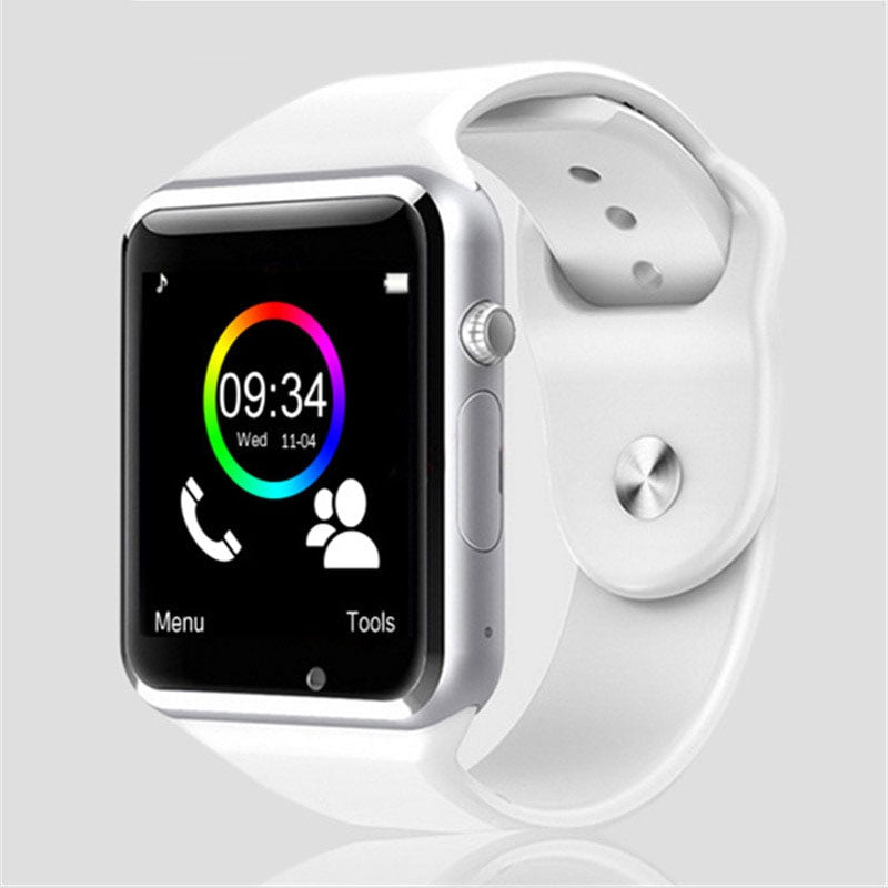 Smartwatch A1 Bluetooth com Cartão SIM | Pedometer, Câmara 0,3MP, Ecrã 1,54"