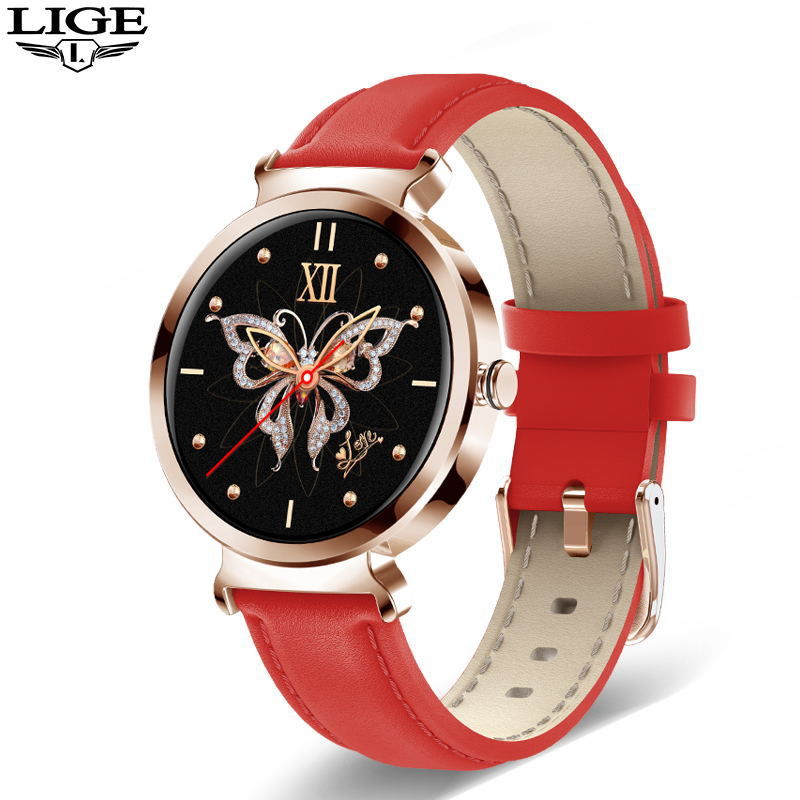 Smartwatch Feminino LIGE | Pulseira Multifuncional com Monitor de Saúde